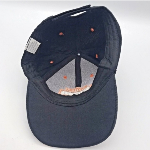 Harley-Davidson Embroidered Logo Black with Flames Ball Cap Biker Trucker Hat‎ - Picture 6 of 7